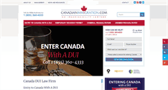 Desktop Screenshot of canadaentrydui.com